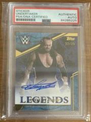 Undertaker Wrestling Cards 2017 Topps Legends of WWE Autographs Prices