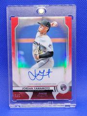 Jordan Yamamoto [Red Refractor] #JY Baseball Cards 2020 Bowman Sterling Rookie Autographs Prices