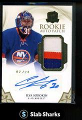 Ilya Sorokin [Gold Autograph Patch] #160 Hockey Cards 2020 Upper Deck The Cup Prices