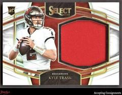 Kyle Trask [White] Football Cards 2021 Panini Select Jumbo Rookie Swatch Prices