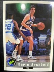 Darin Archbold #14 Basketball Cards 1992 Classic Draft Picks Prices