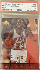 Michael Jordan [Red] #13 Basketball Cards 1998 Upper Deck Mjx Timepieces Prices