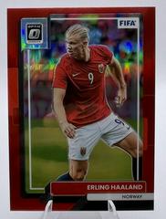 Erling Haaland [Optic Red] Soccer Cards 2022 Panini Donruss Prices