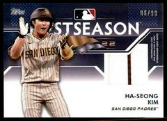 Ha Seong Kim Baseball Cards 2023 Topps Postseason Performance Relics Prices