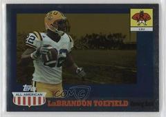 LaBrandon Toefield [Foil Gold] #146 Football Cards 2003 Topps All American Prices