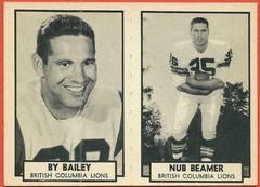 By Bailey, Nub Beamer Football Cards 1962 Topps CFL Prices