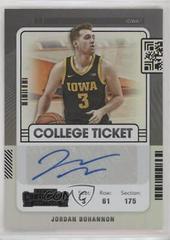 Jordan Bohannon [Black] Basketball Cards 2022 Panini Chronicles Draft Picks Contenders College Ticket Autograph Prices