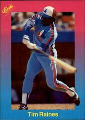 Tim Raines #42 Baseball Cards 1989 Classic Prices