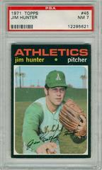 Jim Hunter #45 Baseball Cards 1971 Topps Prices