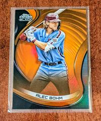 Alec Bohm [Orange] #76 Baseball Cards 2022 Topps Chrome Black Prices
