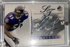 Terrell Suggs Football Cards 2003 SP Authentic Sign of the Times Prices