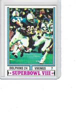 Dolphins, Vikings #463 Football Cards 1974 Topps Prices