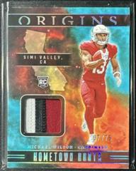 Michael Wilson [Turquoise] #HR-MW Football Cards 2023 Panini Origins Hometown Roots Prices