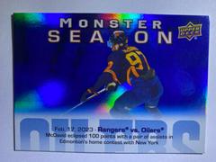 Connor McDavid #MS-56 Hockey Cards 2023 Upper Deck Monster Season Prices