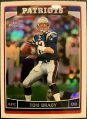 Tom Brady [Refractor] #106 Football Cards 2006 Topps Chrome Prices