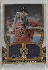 Justin Verlander [Gold] Baseball Cards 2023 Topps Tribute Dual Relics Prices
