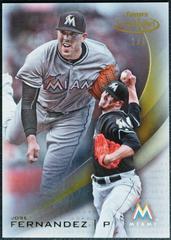 Jose Fernandez [Class 3 5x7 Gold] #25 Baseball Cards 2016 Topps Gold Label Prices