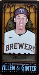 Christian Yelich [Mini Stained Glass] Baseball Cards 2019 Topps Allen & Ginter Prices