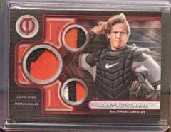 Adley Rutschman [Red] Baseball Cards 2024 Topps Tribute Triple Relic Prices