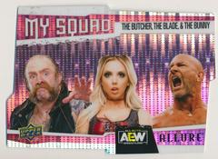 The Butcher, The Blade, The Bunny [Pink] Wrestling Cards 2022 Upper Deck Allure AEW My Squad Prices