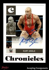 Kurt Angle [Red] #CS-KAG Wrestling Cards 2022 Panini Chronicles WWE Signatures Prices