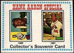 Aaron Special 60-61 Baseball Cards 1974 O Pee Chee Prices