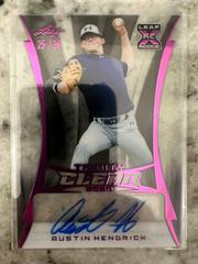 Austin Hendrick [Purple] Baseball Cards 2020 Leaf Trinity Clear Autographs Prices