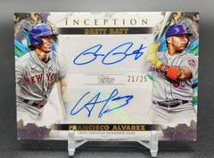 Brett Baty, Francisco Alvarez Baseball Cards 2023 Topps Inception Dual Autographs Prices