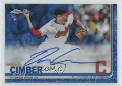 Adam Cimber [Blue Wave Refractor] Baseball Cards 2019 Topps Chrome Rookie Autographs Prices