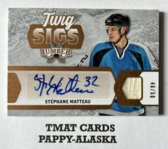Stephane Matteau [Platinum] #TS-SM1 Hockey Cards 2021 Leaf Lumber Twig Sigs Prices