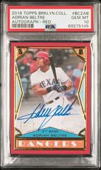 Adrian Beltre [Red] Baseball Cards 2018 Topps Brooklyn Collection Autographs Prices