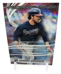 Dansby Swanson [Orange Refractor] Baseball Cards 2017 Topps Chrome Freshman Flash Prices