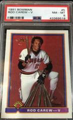Rod Carew V #5 Baseball Cards 1991 Bowman Prices
