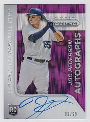 Joc Pederson [Purple Flash] #43 Baseball Cards 2015 Panini Prizm Autograph Prizms Prices