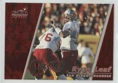 Ryan Leaf [Red] #41 Football Cards 1998 Pacific Aurora Championship Fever Prices