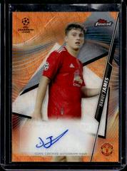 Daniel James [Orange Wave Refractor] Soccer Cards 2020 Topps Finest UEFA Champions League Autographs Prices