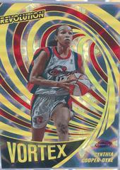 Cynthia Cooper Dyke [Galactic] Basketball Cards 2022 Panini Revolution WNBA Vortex Prices