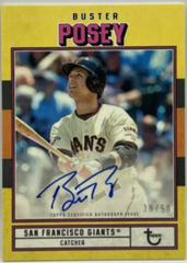 Buster Posey [Gold] Baseball Cards 2022 Topps Brooklyn Collection Autographs Prices