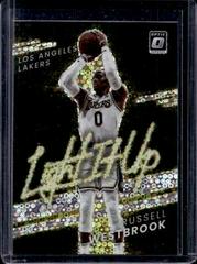 Russell Westbrook [Holo Fast Break] #13 Basketball Cards 2021 Panini Donruss Optic Light It Up Prices