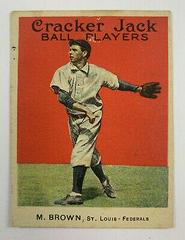 Mordecai Brown Baseball Cards 1915 Cracker Jack Prices