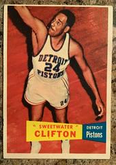 Nat Clifton Basketball Cards 1957 Topps Prices