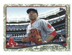 Mookie Betts [Camo] #US301 Baseball Cards 2014 Topps Update Prices