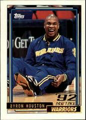 Byron Houston #338 Basketball Cards 1992 Topps Gold Prices