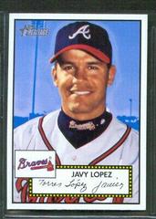 Javy Lopez [Black Back] #34 Baseball Cards 2001 Topps Heritage Prices
