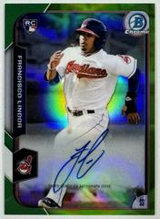 Francisco Lindor [Green Refractor] Baseball Cards 2015 Bowman Chrome Autograph Rookies Prices