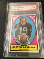 Cotton Davidson Football Cards 1967 Topps Prices