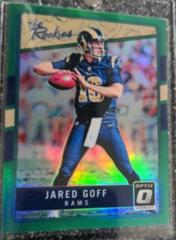 Jared Goff [Green] #1 Football Cards 2016 Panini Donruss Optic the Rookies Prices