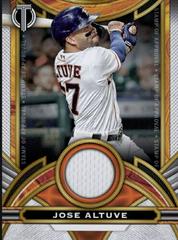 Jose Altuve [Gold] #SOA-JA Baseball Cards 2023 Topps Tribute Stamp of Approval Relics Prices