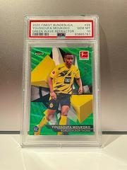Youssoufa Moukoko [Green Wave Refractor] Soccer Cards 2020 Topps Finest Bundesliga Prices