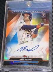Jose Altuve [Orange Refractor] #MOMA-JA Baseball Cards 2020 Topps Finest Moments Autographs Prices